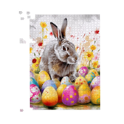 Splashart Easter Bunny And Eggs Jigsaw Puzzle