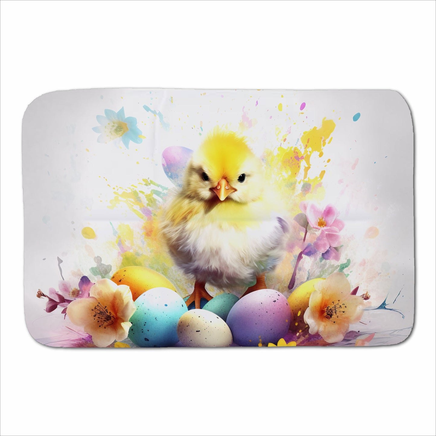Easter Chick Splashart Sherpa Blanket