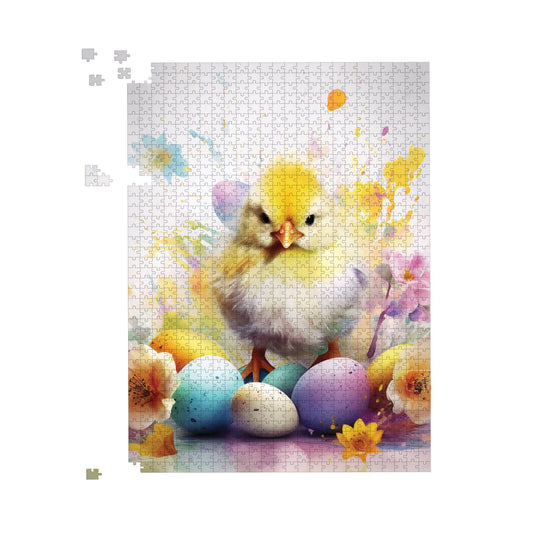Easter Chick Splashart Jigsaw Puzzle