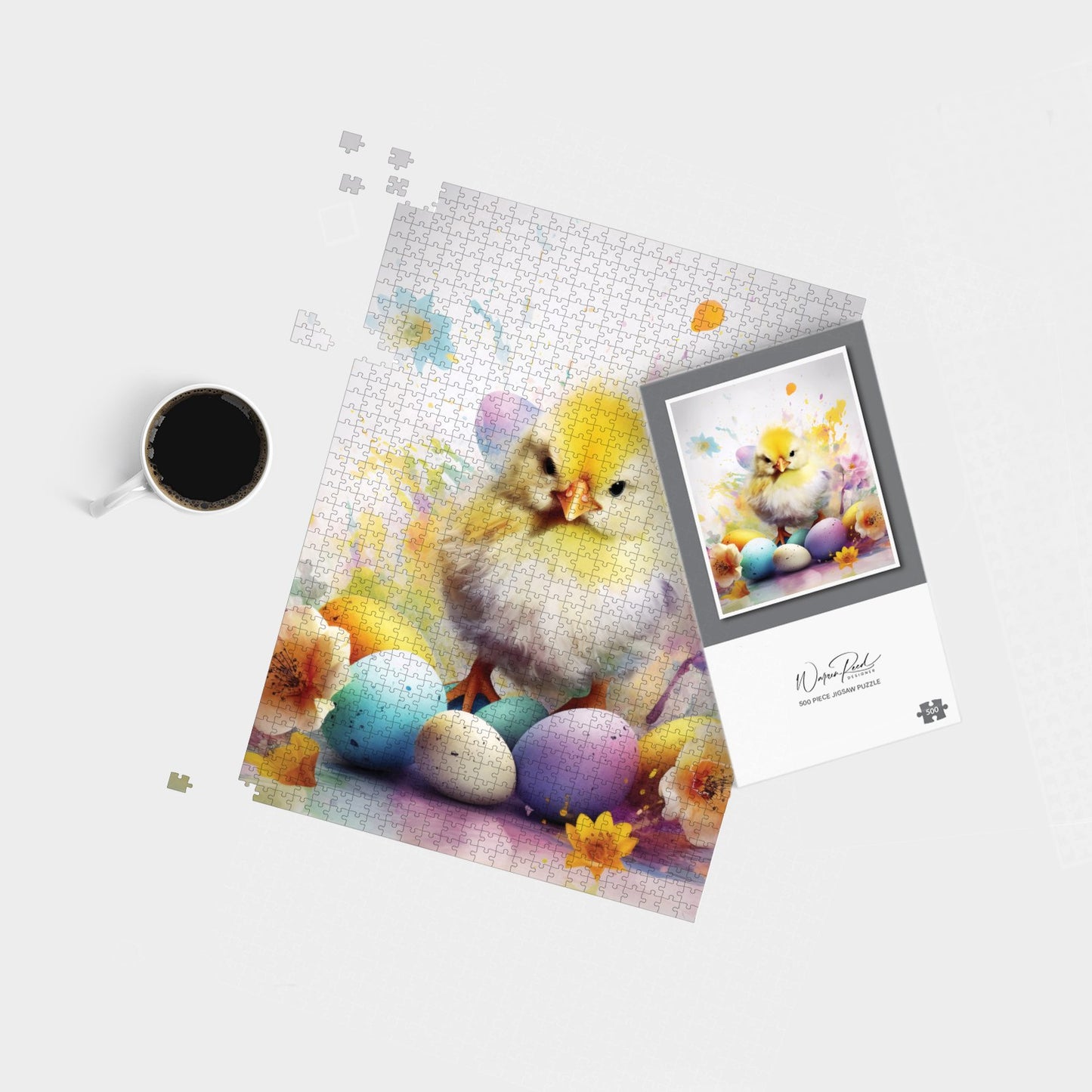 Easter Chick Splashart Jigsaw Puzzle