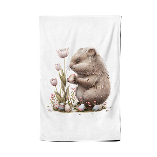 Sweet Easter Porcupine Tea Towel