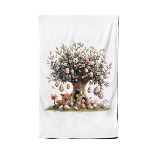 Easter Egg Tree Tea Towel