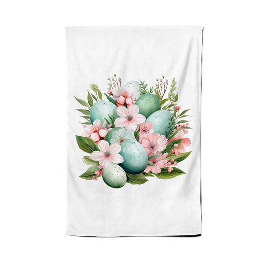 Cute Easter Egg Arrangement Tea Towel