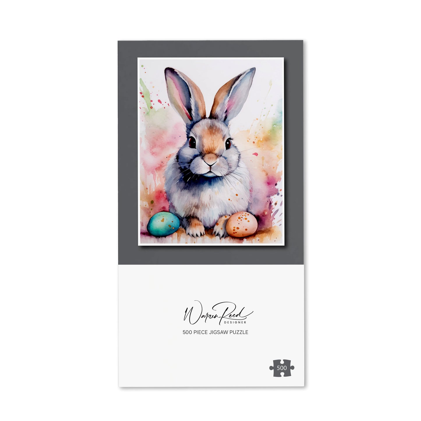 Easter Bunny Watercolour Jigsaw Puzzle