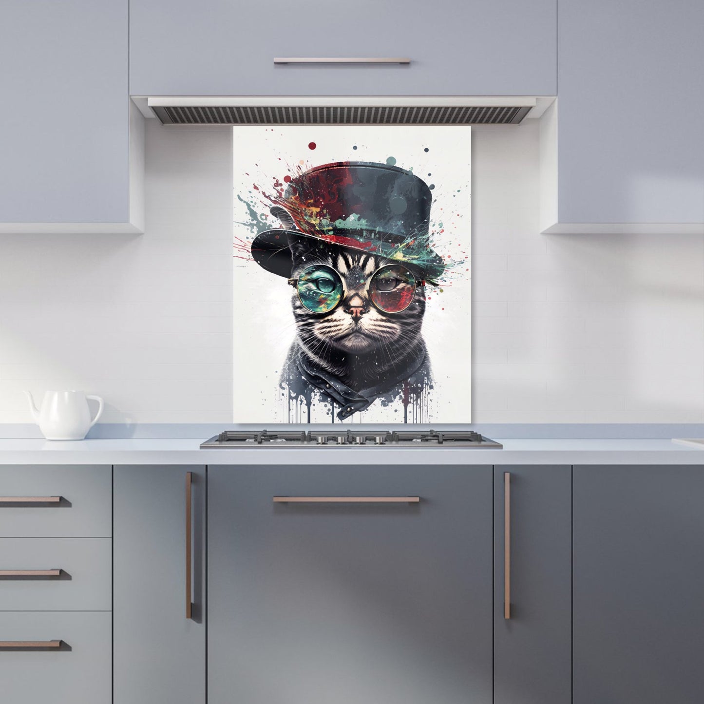 American Shorthair Cat Splashart Kitchen Splashback