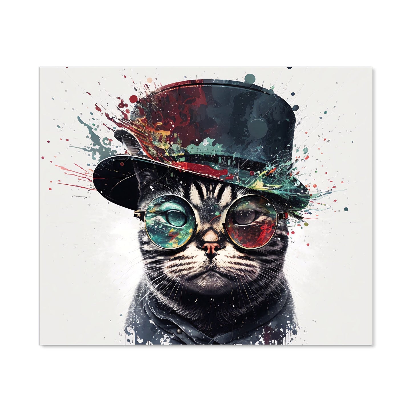 American Shorthair Cat Splashart Kitchen Splashback