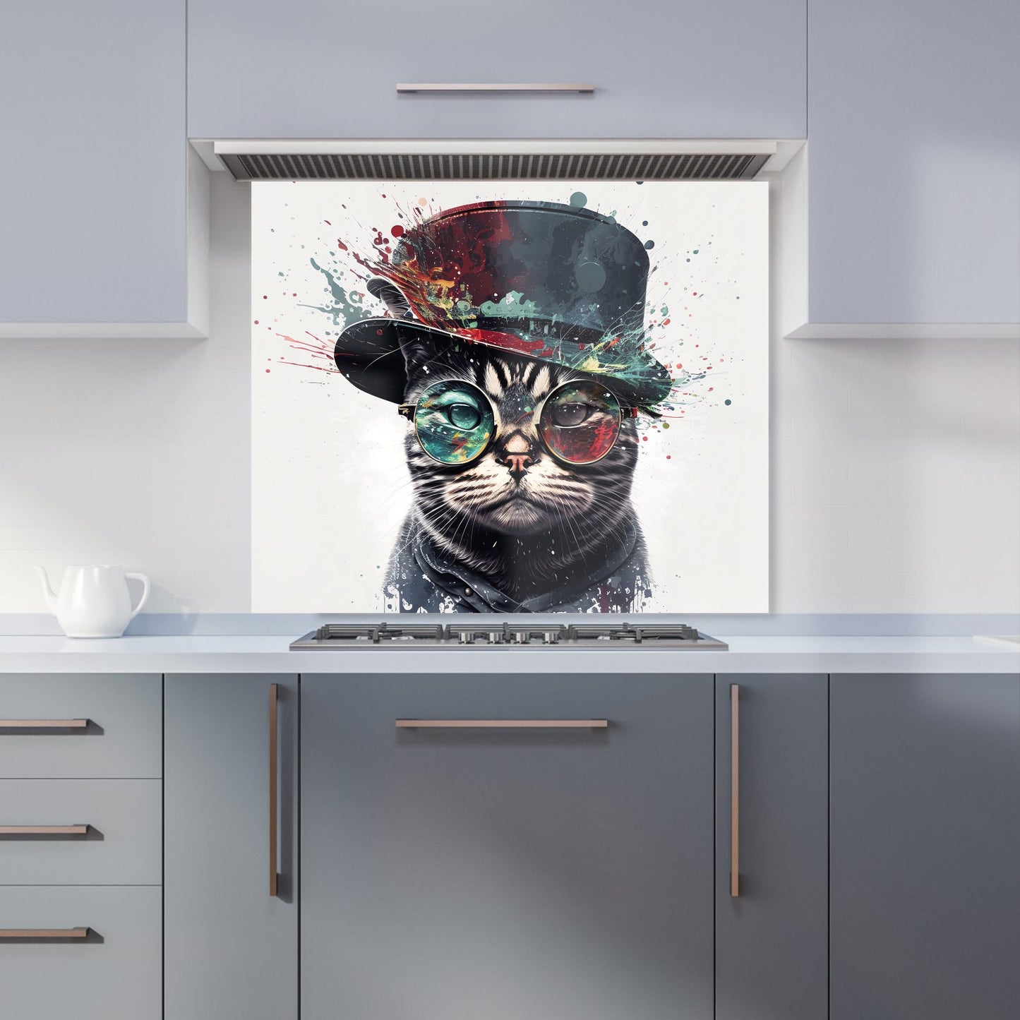 American Shorthair Cat Splashart Kitchen Splashback