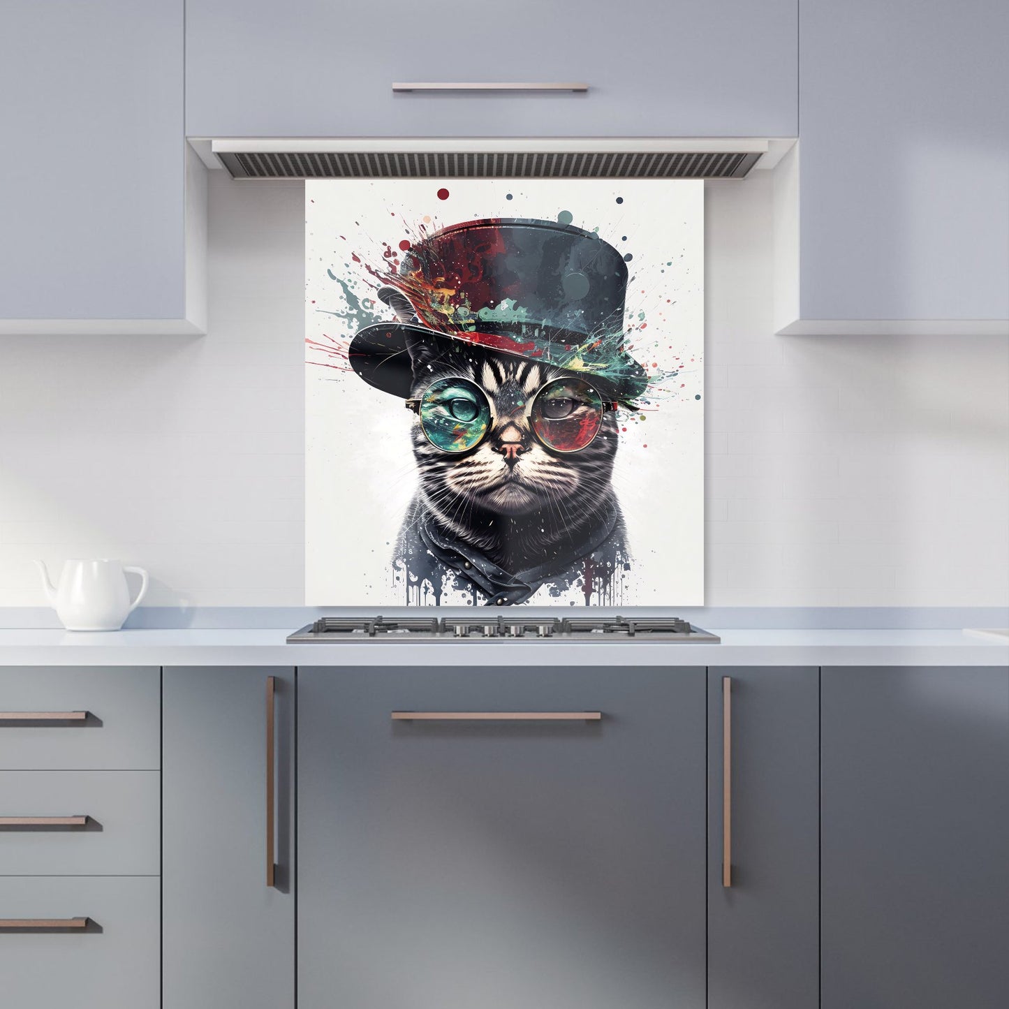 American Shorthair Cat Splashart Kitchen Splashback