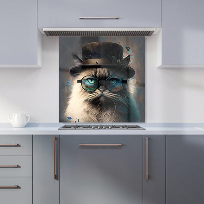 Birman Cat Face Splashart Kitchen Splashback