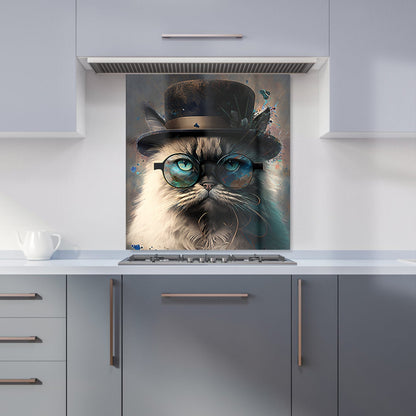 Birman Cat Face Splashart Kitchen Splashback
