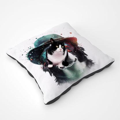 Border Collie Dog Face Splashart Pet Bed