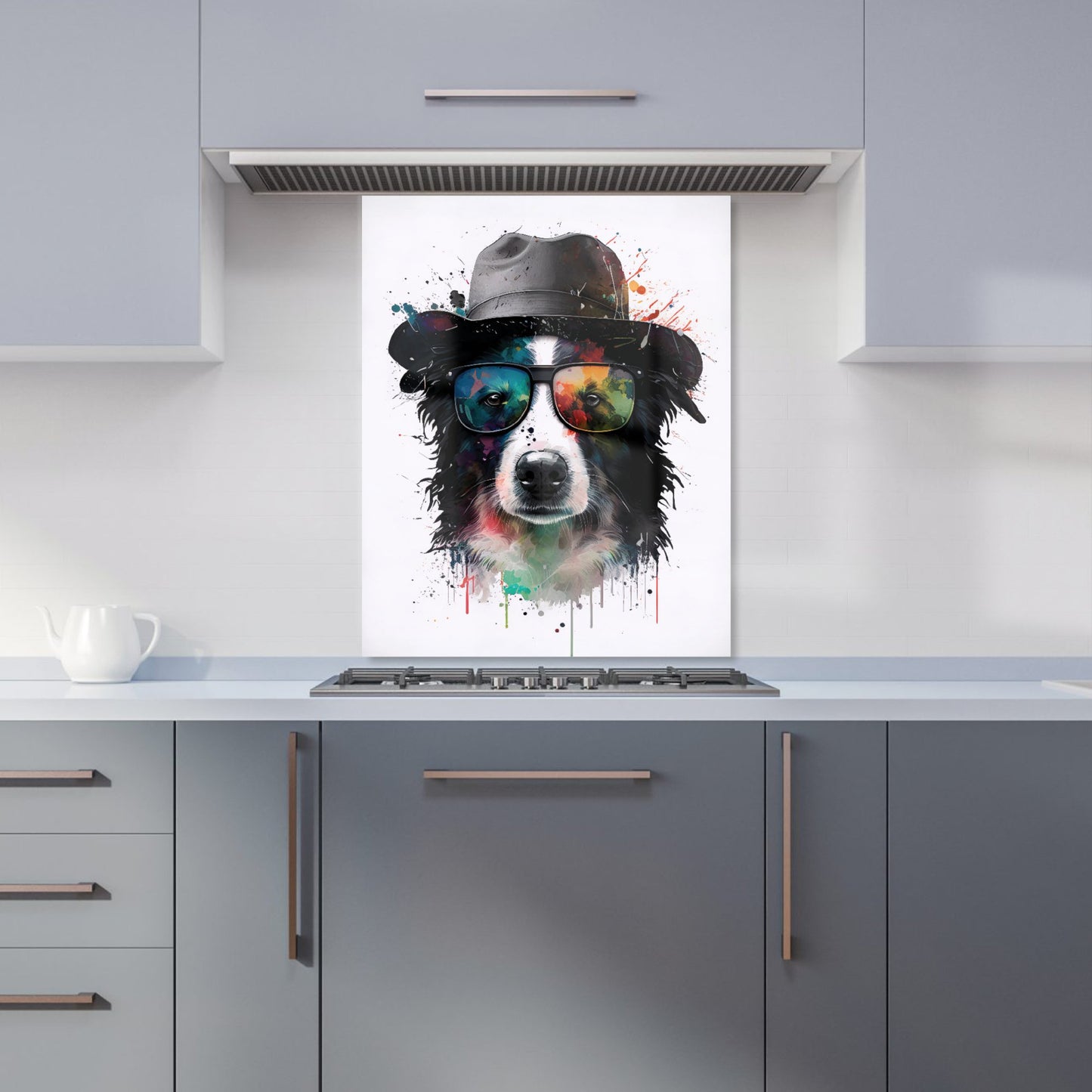 Border Collie Dog Kitchen Splashback