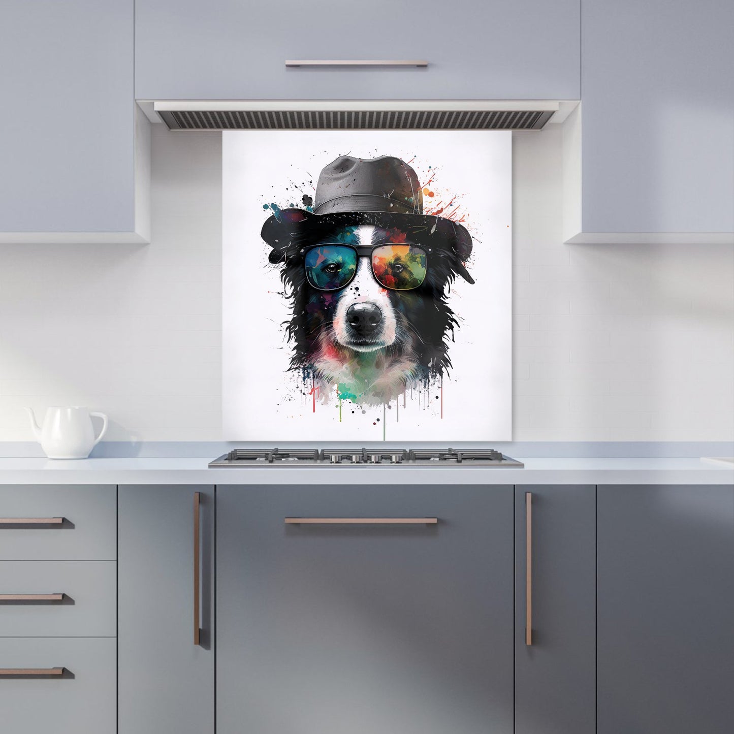 Border Collie Dog Kitchen Splashback