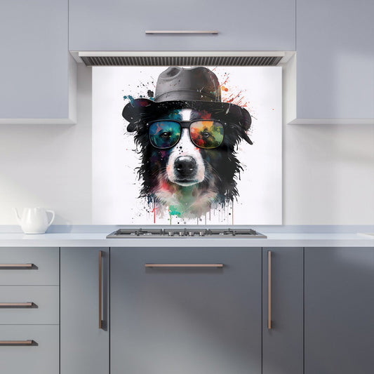 Border Collie Dog Kitchen Splashback