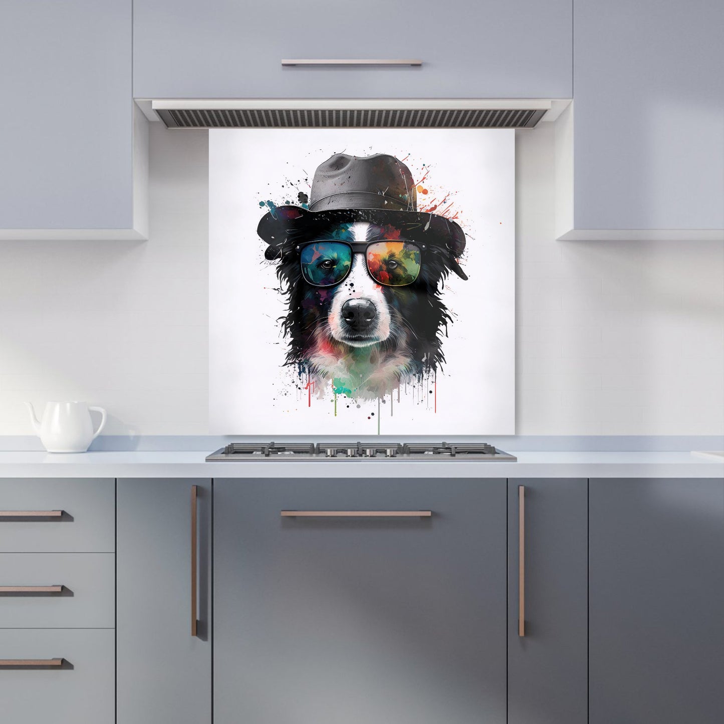 Border Collie Dog Kitchen Splashback