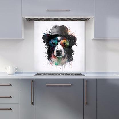 Border Collie Dog Kitchen Splashback