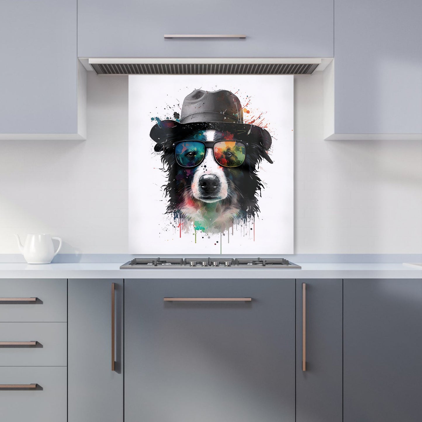 Border Collie Dog Kitchen Splashback
