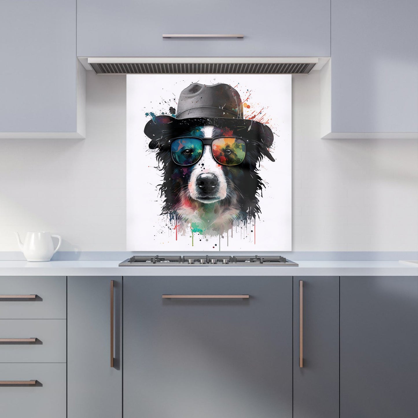 Border Collie Dog Kitchen Splashback