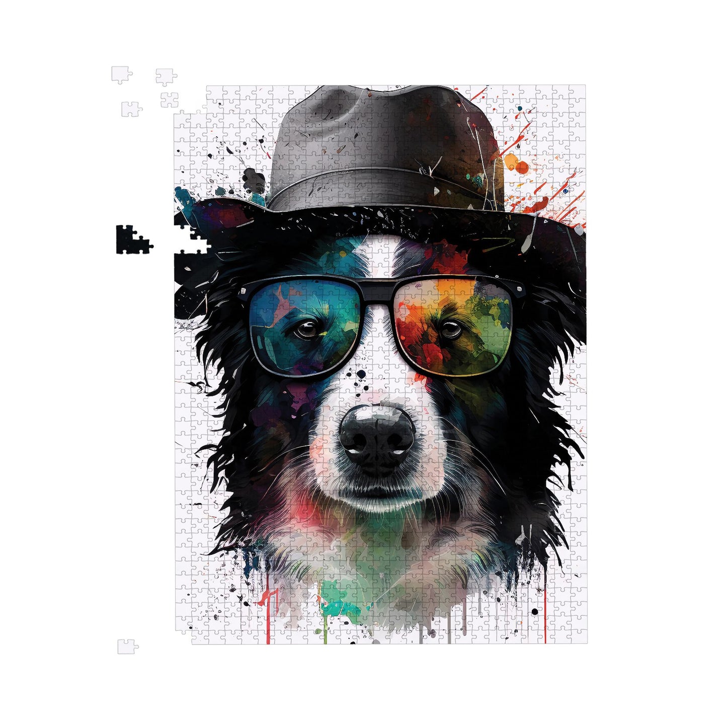 Border Collie Dog Jigsaw Puzzle