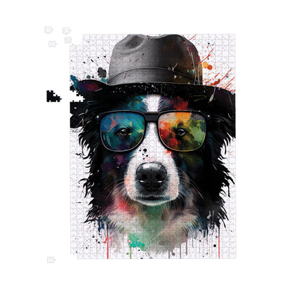 Border Collie Dog Jigsaw Puzzle