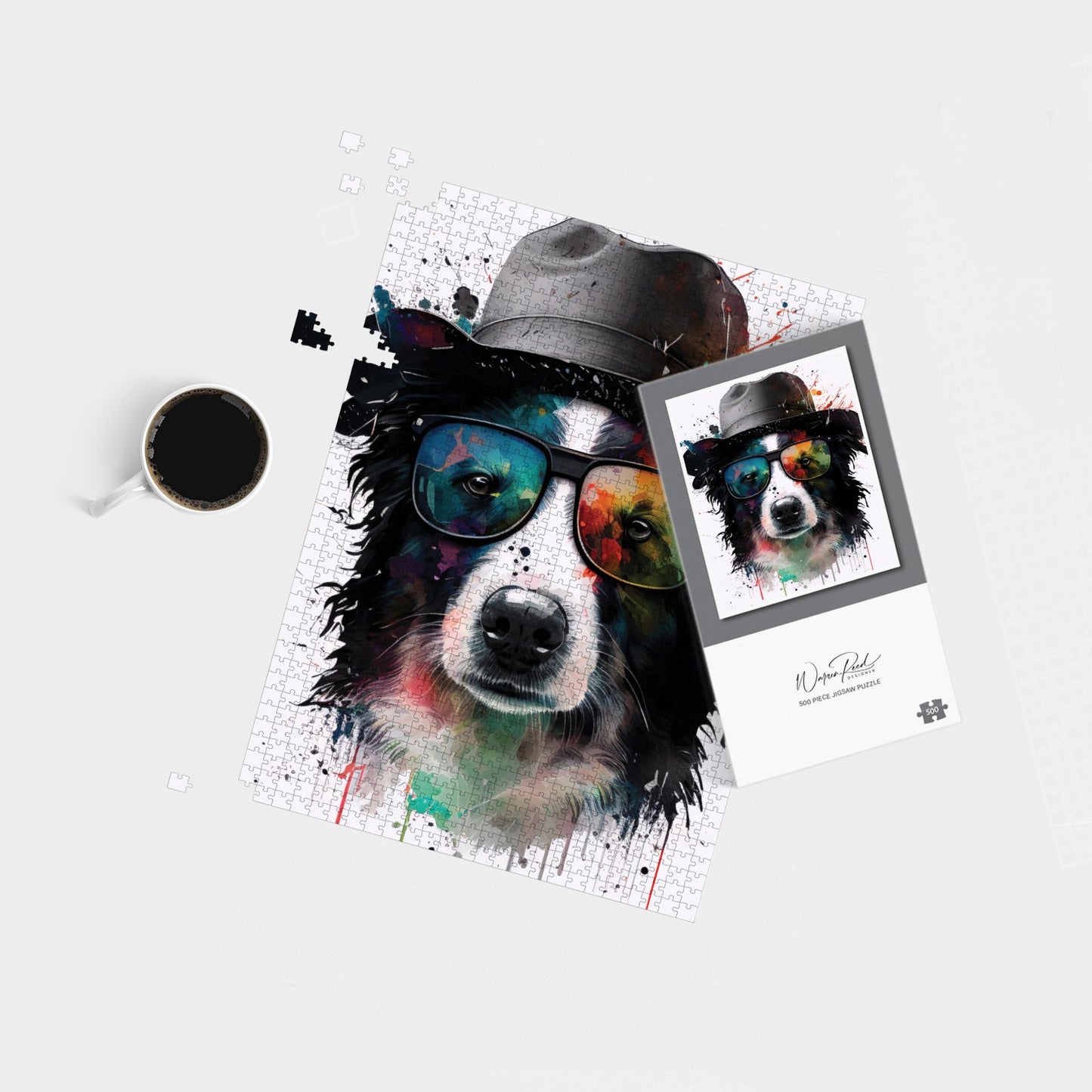 Border Collie Dog Jigsaw Puzzle