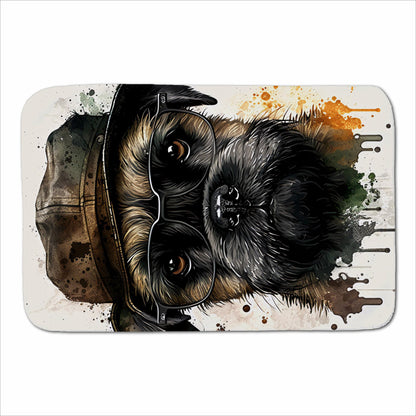 Border Terrier Dog Sherpa Blanket