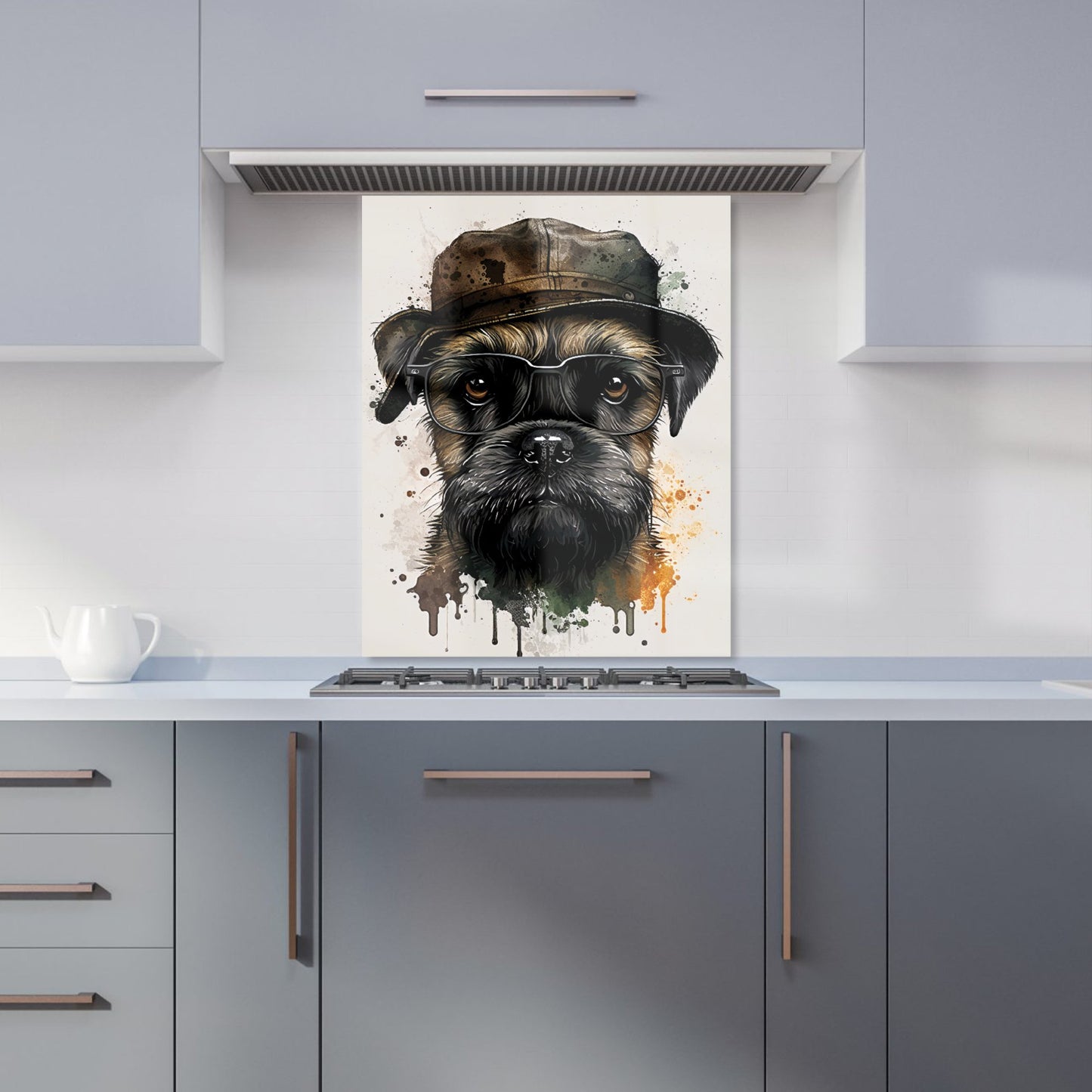 Border Terrier Dog Kitchen Splashback