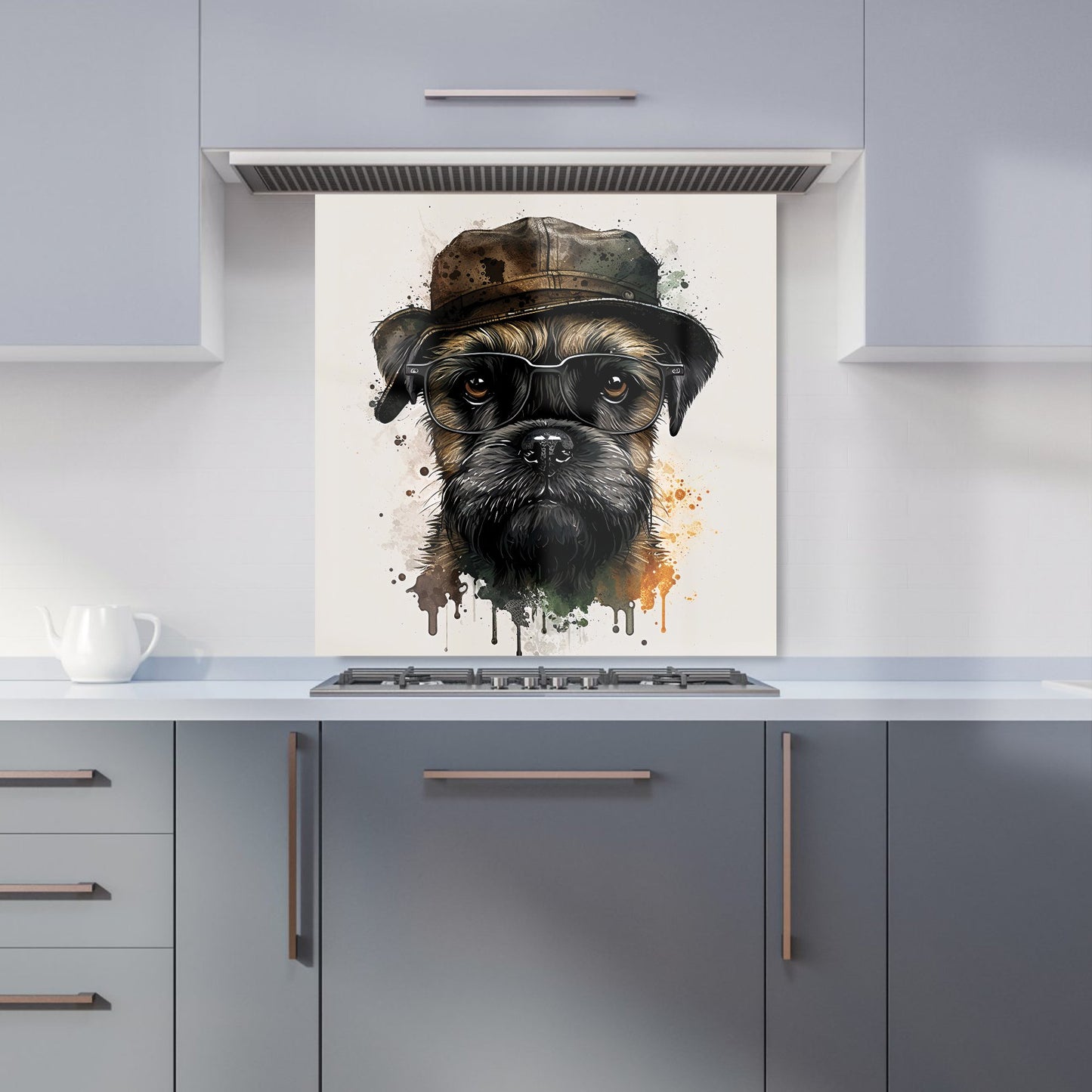 Border Terrier Dog Kitchen Splashback