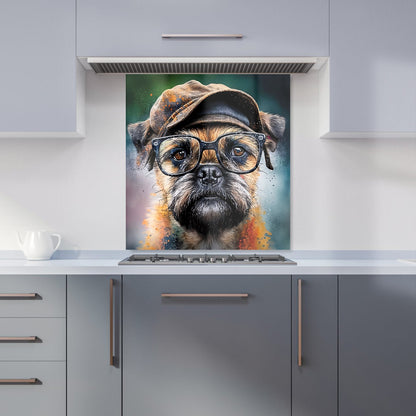 Border Terrier Dog Splashart Kitchen Splashback