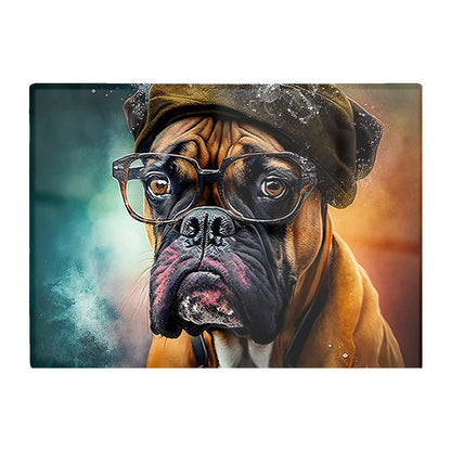 Boxer Dog Splashart Chopping Board