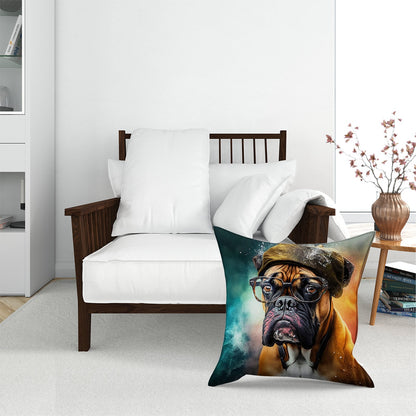 Boxer Dog Splashart Pet Bed