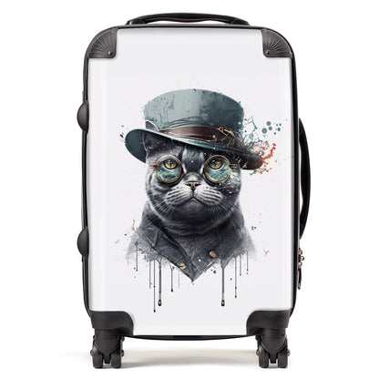 British Shorthair Cat Splashart Suitcase