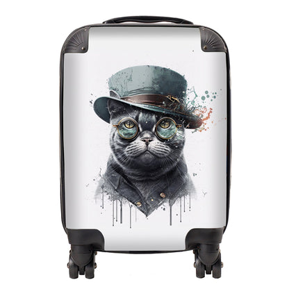 British Shorthair Cat Splashart Suitcase