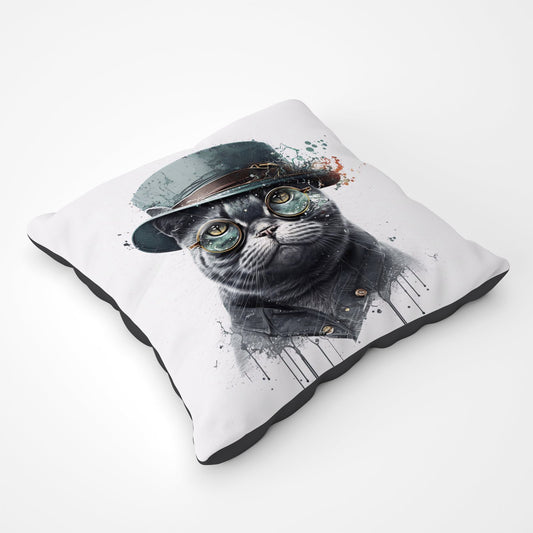 British Shorthair Cat Splashart Pet Bed