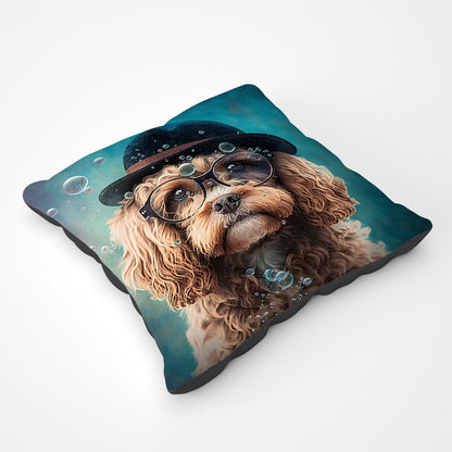 Cavapoo Dog Splashart Pet Bed