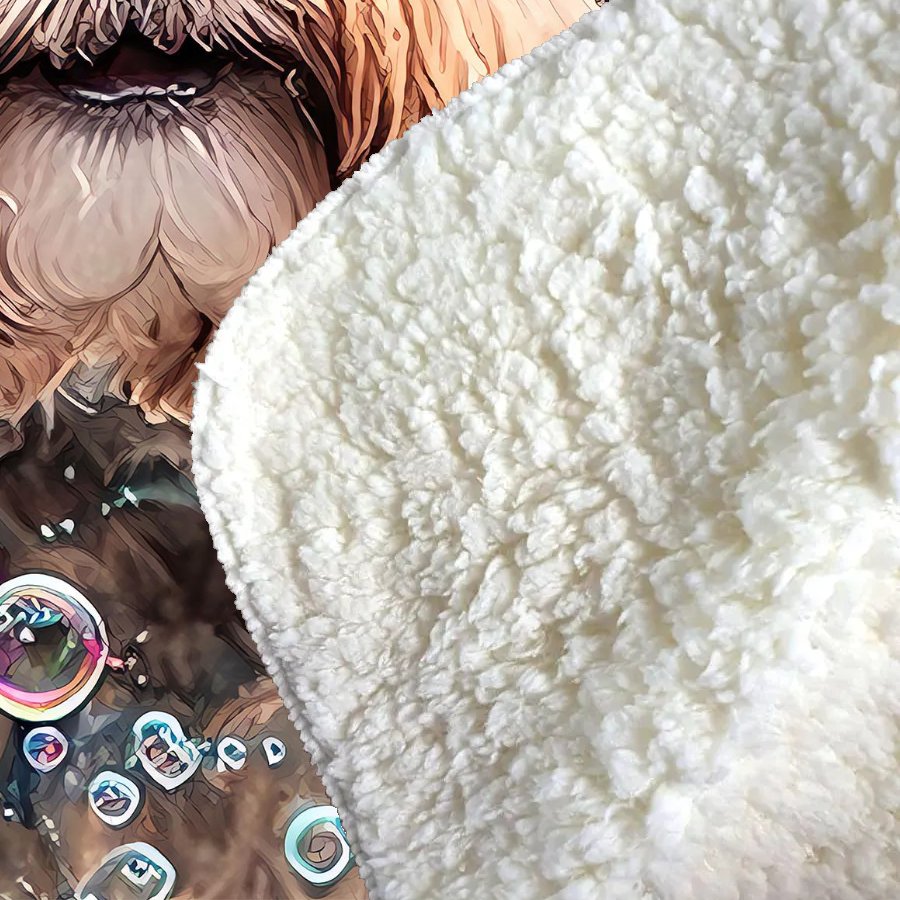 Cavapoo Dog With Glasses Splashart Sherpa Blanket