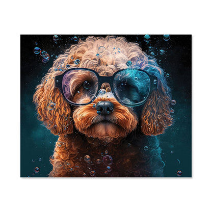 Cavapoo Dog Face Splashart Kitchen Splashback