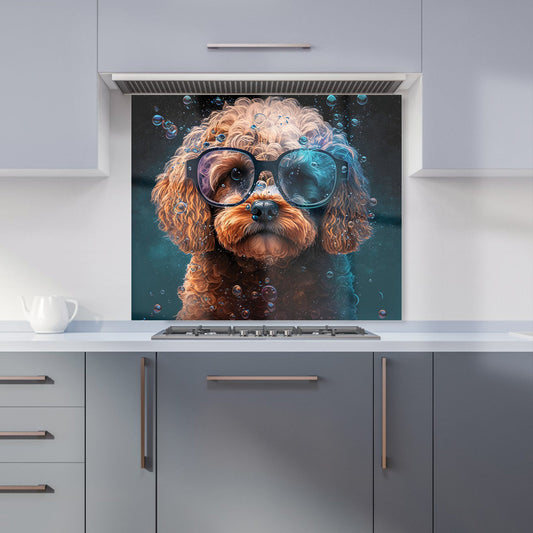 Cavapoo Dog Face Splashart Kitchen Splashback