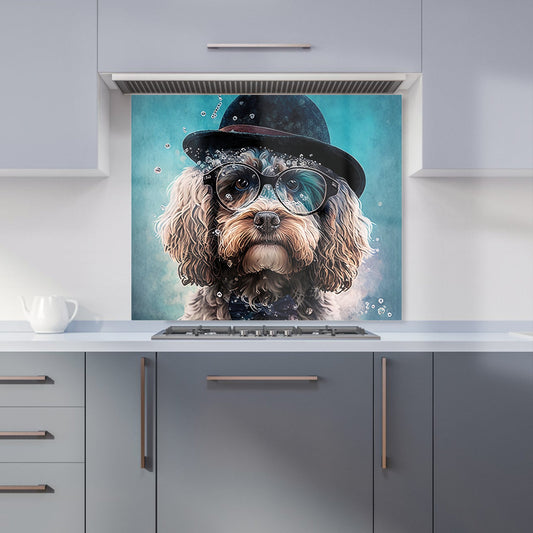 Cockapoo Dog Splashart Kitchen Splashback