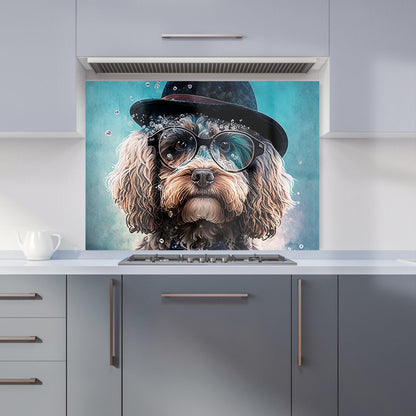 Cockapoo Dog Splashart Kitchen Splashback