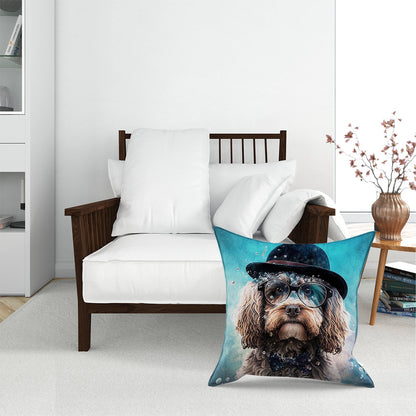 Cockapoo Dog Splashart Pet Bed