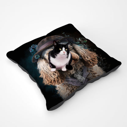 Cockapoo Dog With Glasses Splashart Pet Bed