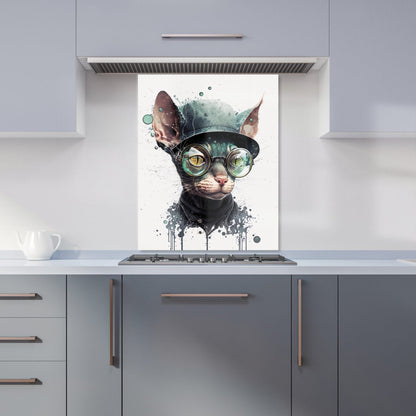 Cornish Rex Cat Splashart Kitchen Splashback
