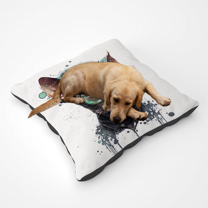 Cornish Rex Cat Splashart Pet Bed