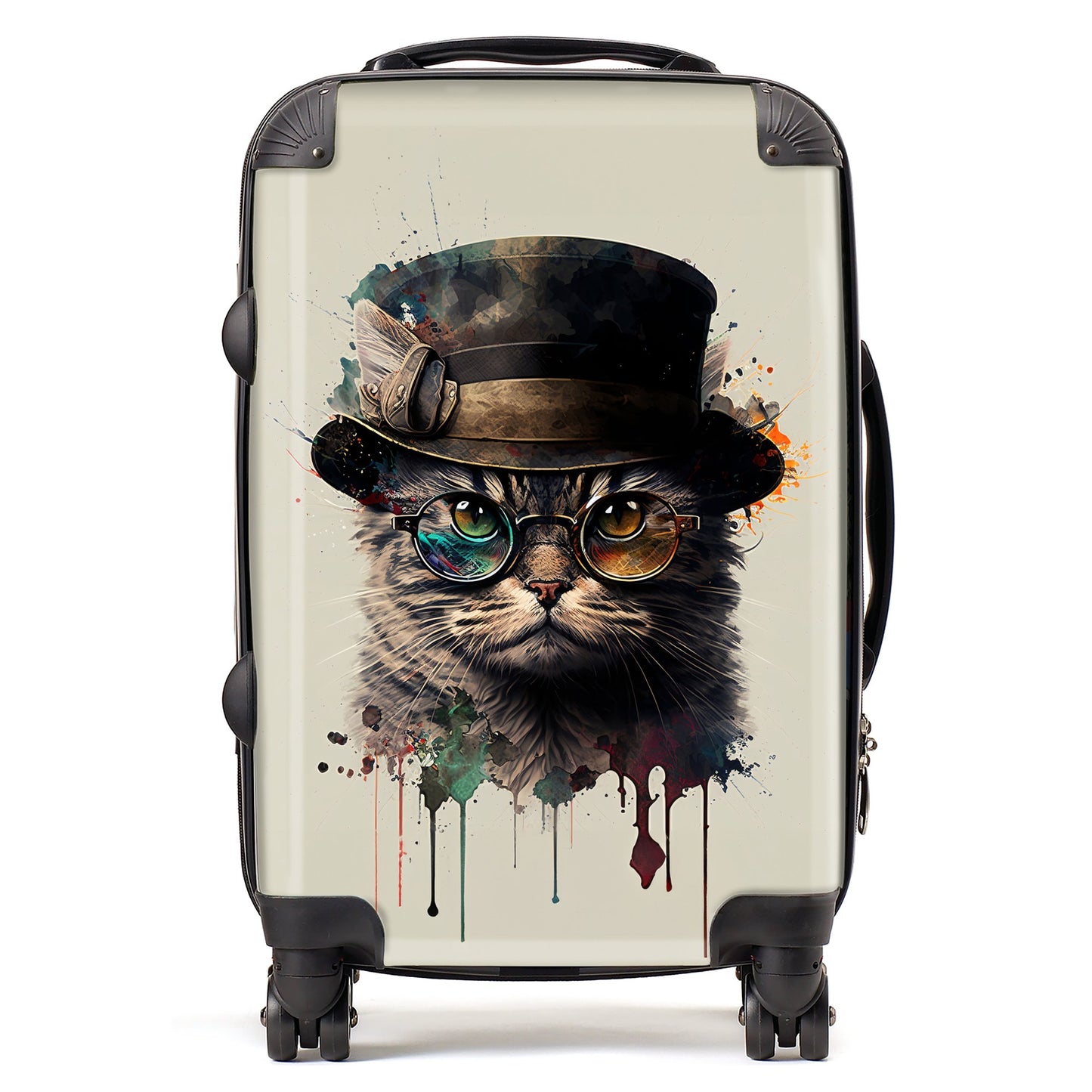 Cat And Hat Splashart Suitcase