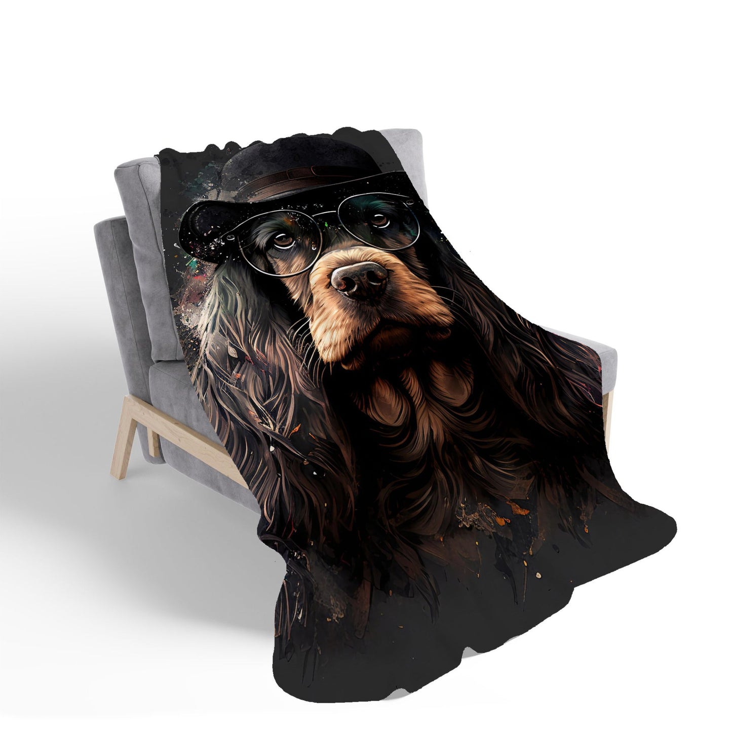 English Cocker Spaniel Sherpa Blanket