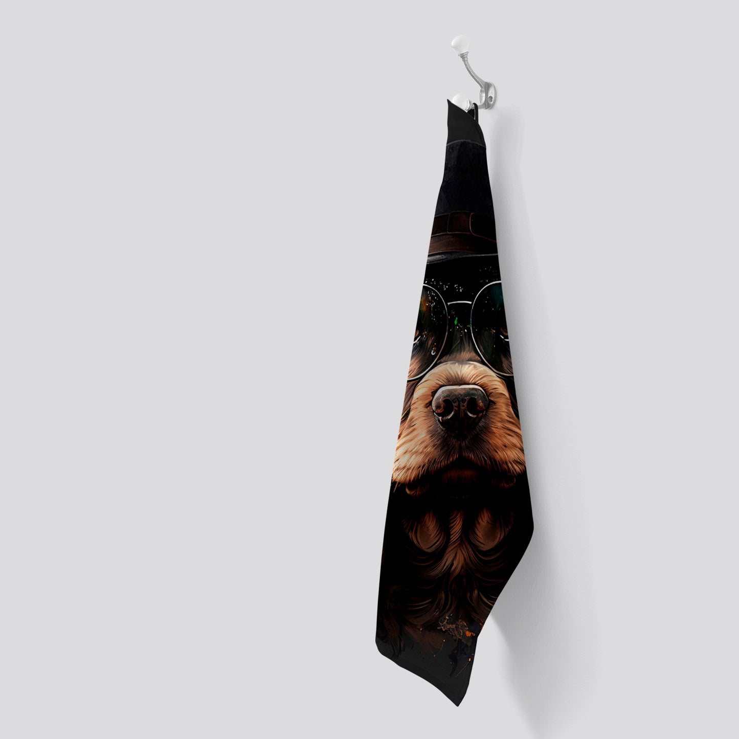 English Cocker Spaniel Splashart Tea Towel