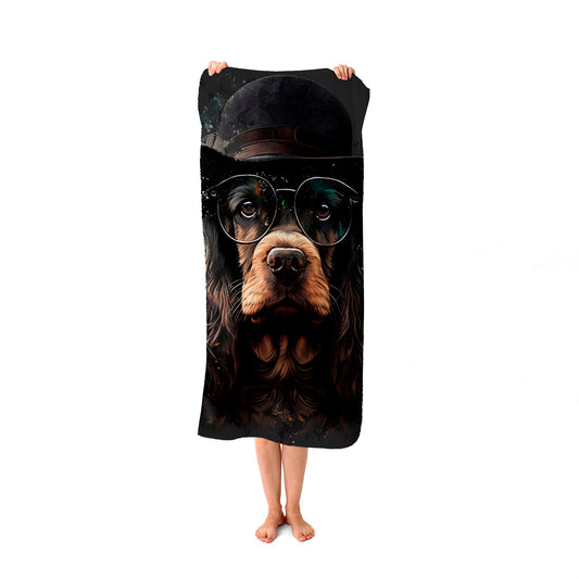 English Cocker Spaniel Beach Towel