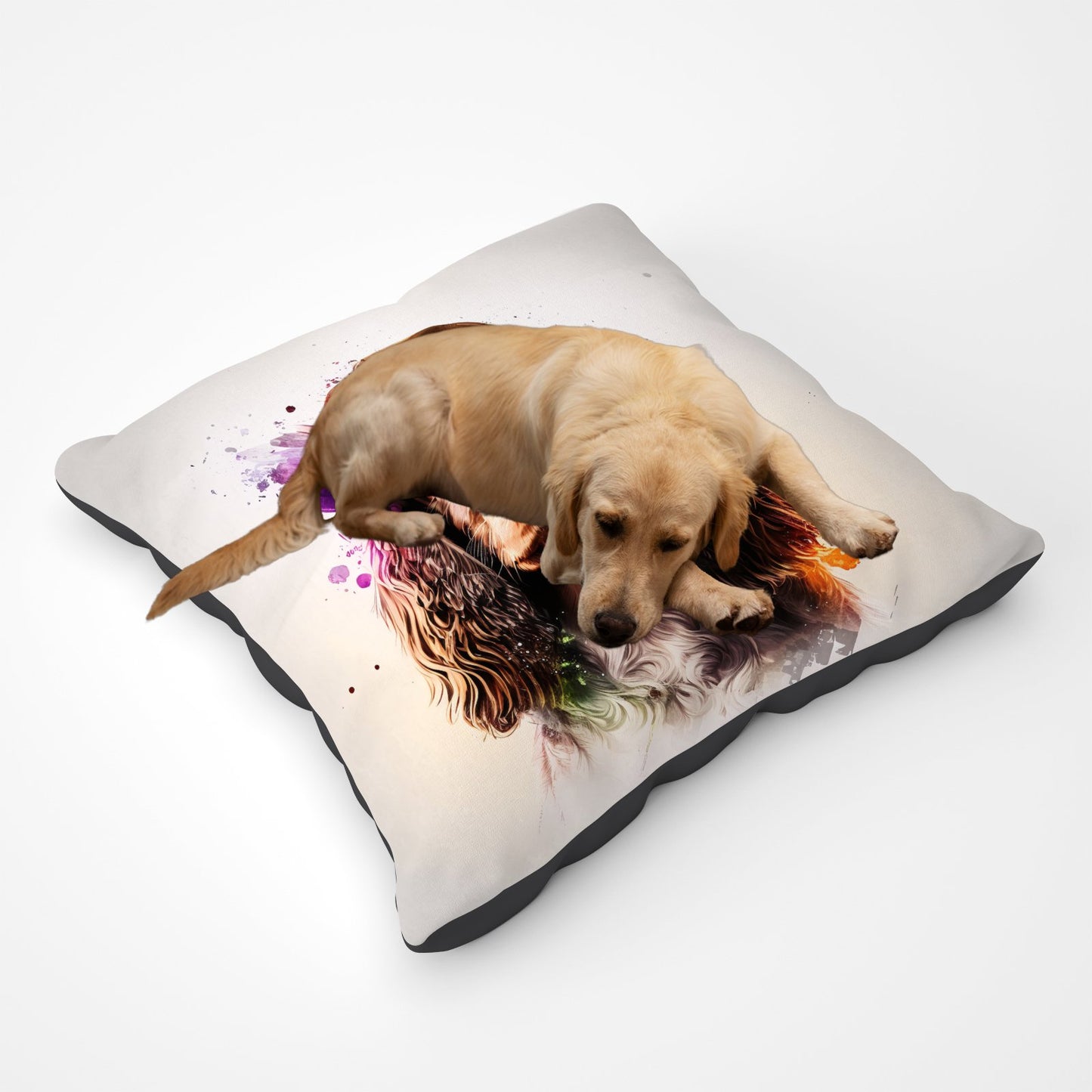 English Cocker Spaniel Splashart Pet Bed