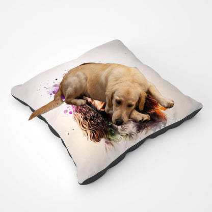 English Cocker Spaniel Splashart Pet Bed